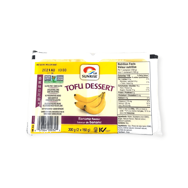 Sunrise Tofu Banana Flavour (300g)