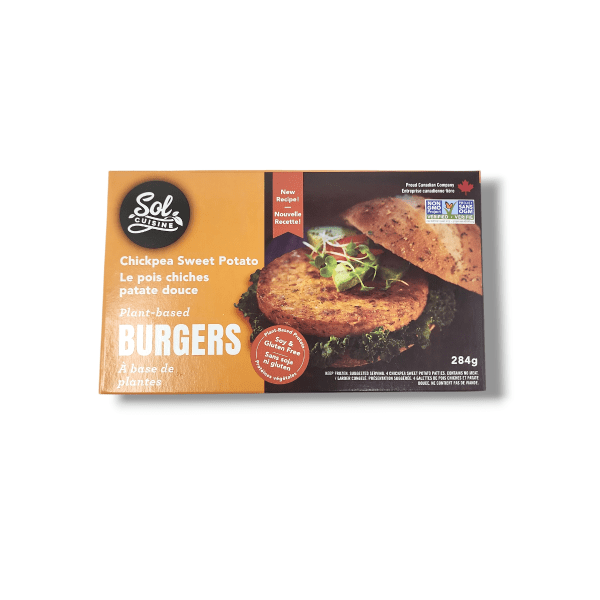 Sol Cuisine Chickpea Sweet Potato Burgers (284g)