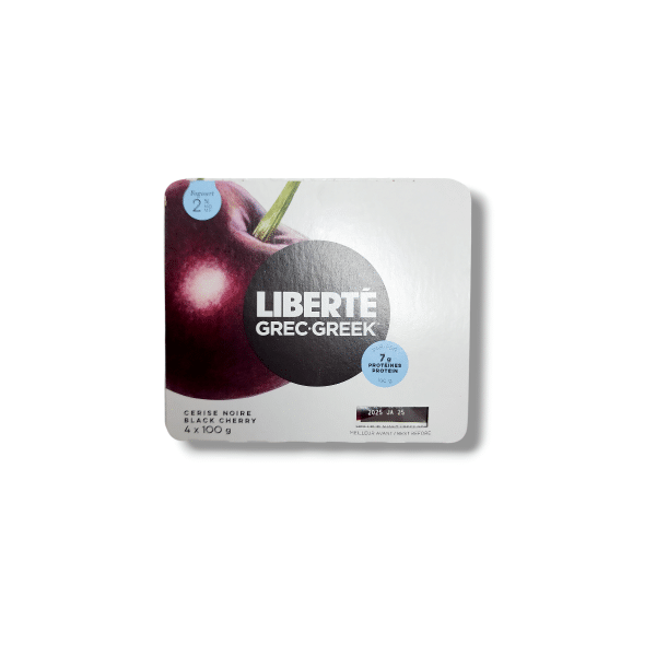 Liberte Greek Black Cherry 2% (4x100g)