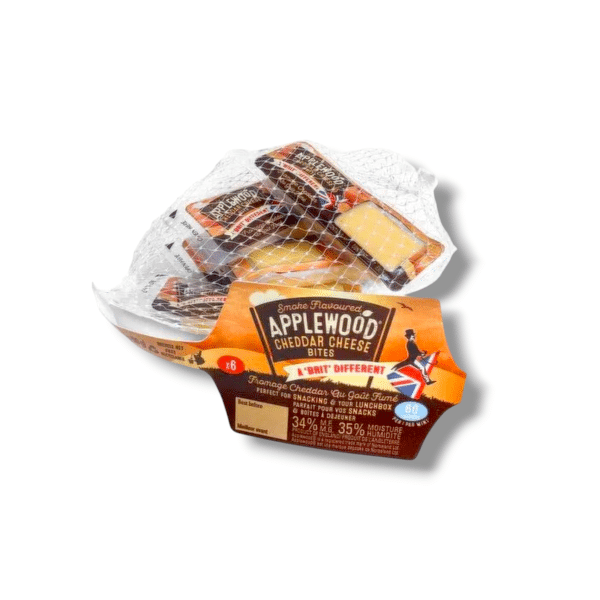 Applewood Smoke Flavored Cheddar Cheese Bites (6x15g)