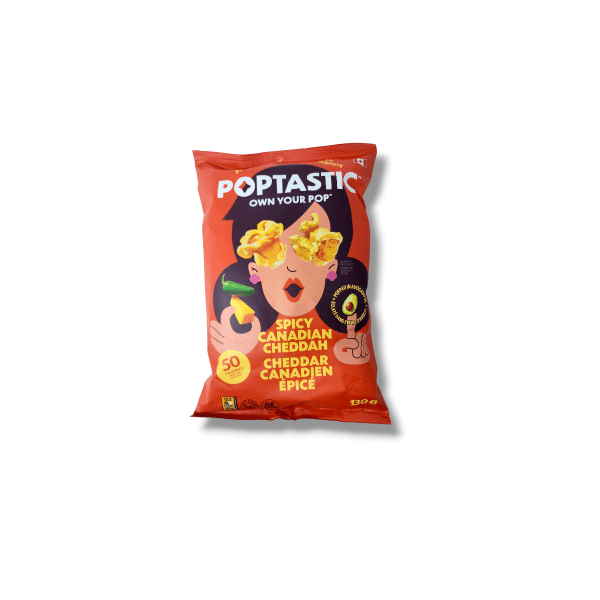Poptastic Spicy Canadian Cheddah (130g)