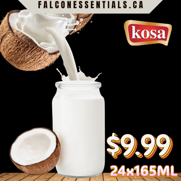 Kosa Unsweetend Coconut Milk (24x165mL) - Image 2