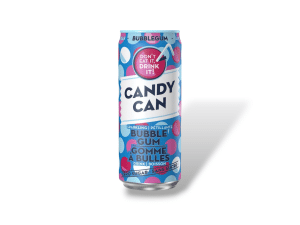 Candy Can Sparkling Bubblegum Drink (330mL)
