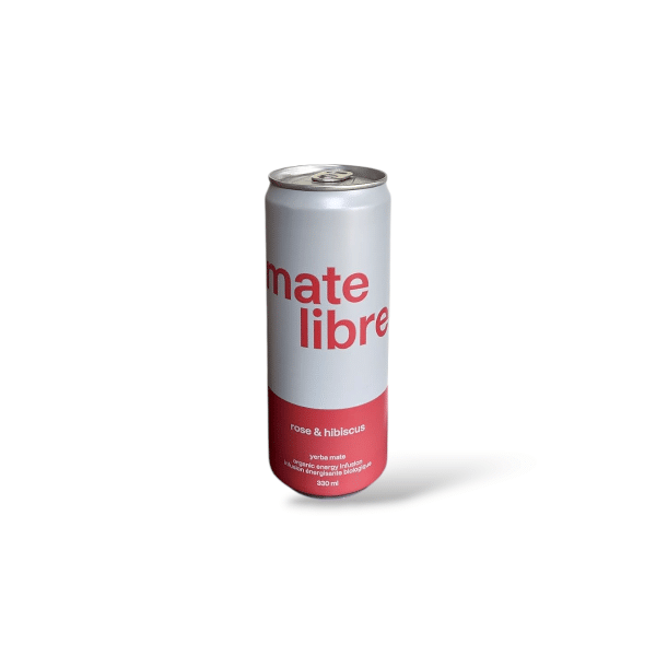 Mate Libre Rose & Hibiscus Yerba Mate (330mL)