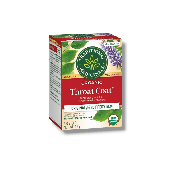 Traditional Medicinals Organic Throat Coat With Slippery Elm (32g)