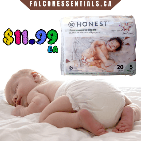 Honest Clean Conscious Diapers Size 5 (20 Diapers) - Image 2