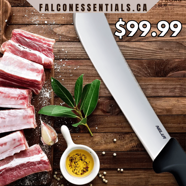 Nella Portugal 12" Butcher’s Bull Nose Knife