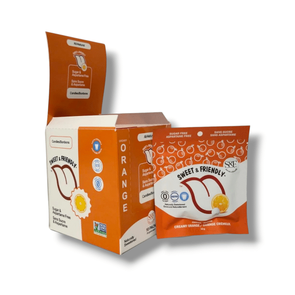 Sweet & Friendly Creamy Orange Candies (10x30g)