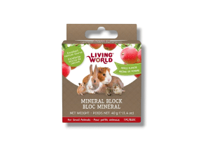 Living World Mineral Block Apple Flavour (40g)
