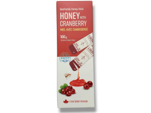 BeeFamily honey Stick Honey With Cranberry (10x10g)