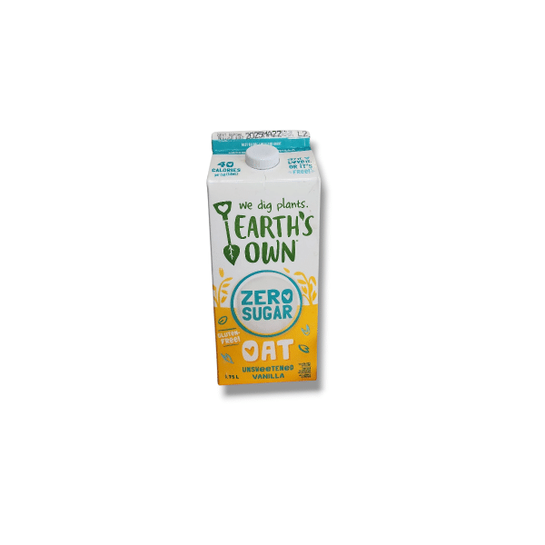 Earth's Own Oat Zero Sugar Oat Unsweetened Vanilla (1.75L)
