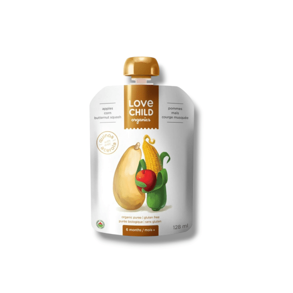 Love Child Organics Apples, Corn, Butternut squash (128mL)