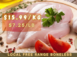 Local Free Range Chicken Breast