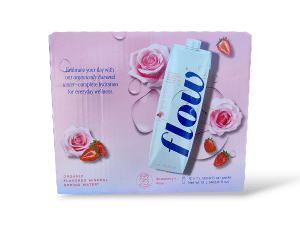 Flow Water Strawberry Rose (12x1L)