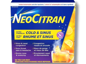 Neocitran Extra Strength Cold & Sinus Lemon (10pouches)