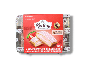 Mr. Kipling Strawberry & Creme Slices (165g)