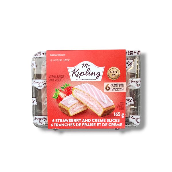 Mr. Kipling Strawberry & Creme Slices (165g)