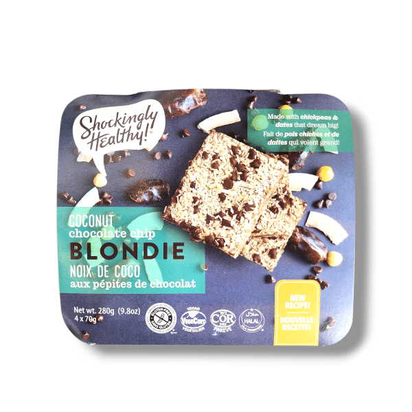 Shockingly Healthy Coconut Chocolate Chip Blondie (280g)