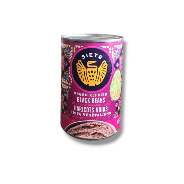 Siete Vegan Refried Black Beans (398mL)