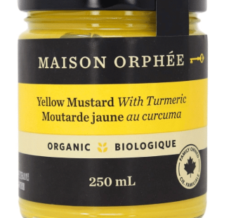 Maison Orphee Organic Yellow Mustard With Turmeric (250mL)