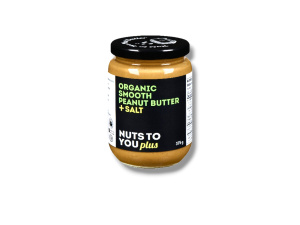 Nuts To You Nut Butter Organic Smooth Peanut Butter & Salt (375g)