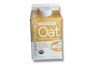 Greenhouse Organic Unsweetened Oat Coffee Creamer (473mL)