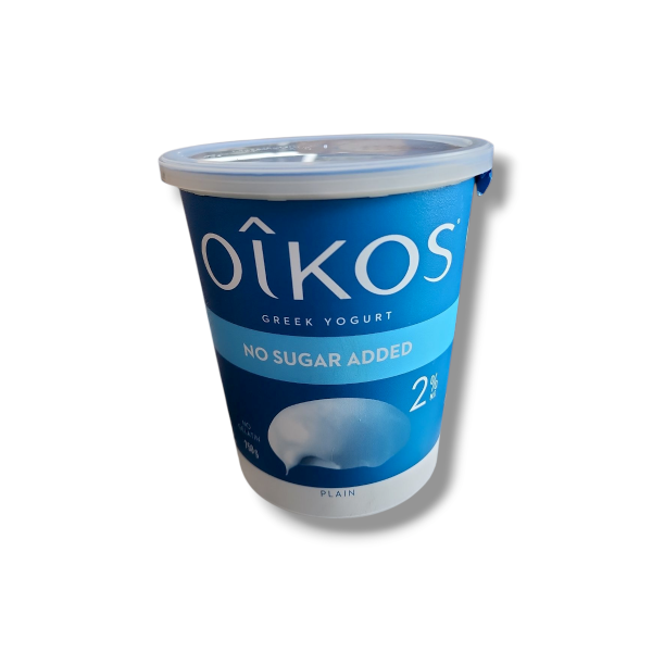 Oikos No Sugar Added Plain 2% (750g)