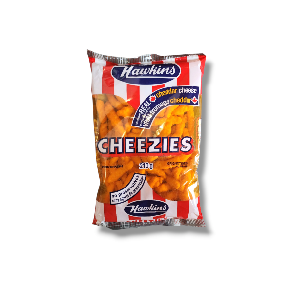 Hawkins Cheezies Corn Snacks (210g)
