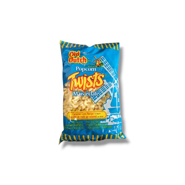 Old Dutch Popcorn Twists Caramel Corn Recipe (175g)