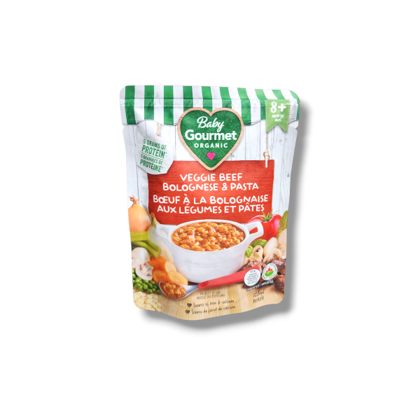 Baby Gourmet Veggie Beef Bolognese & Pasta (128mL)