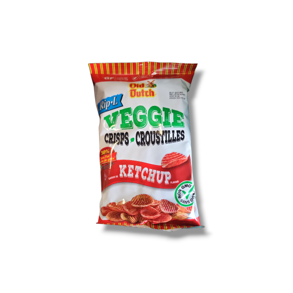 Old Dutch Rip-L Veggie Crisps Ketchup (66g)