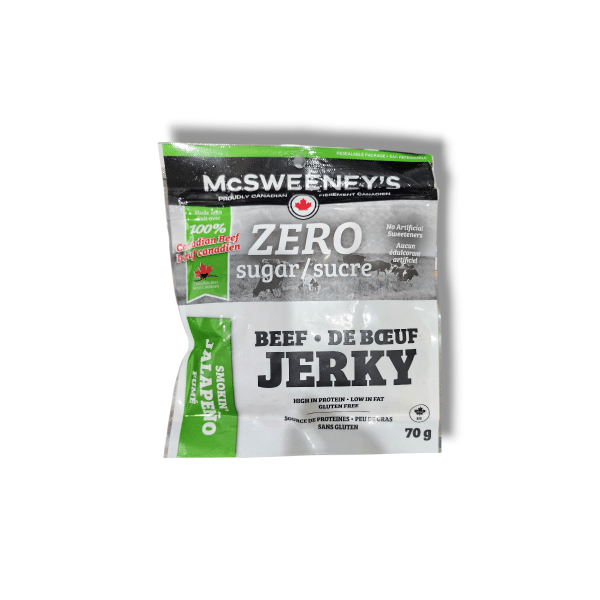 McSweeney's Beef Jerky Zero Sugar Smokin Jalapeno (70g)