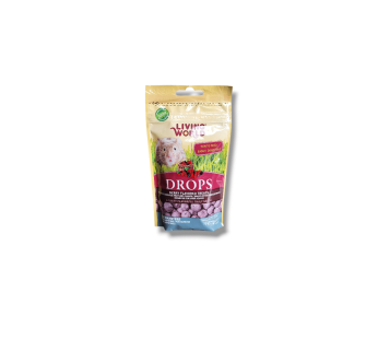 Living World Drops Berry Flavoured Treats For Hamsters (75g)