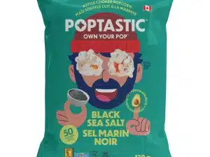 Poptastic Popcorn Black Sea Salt 130G