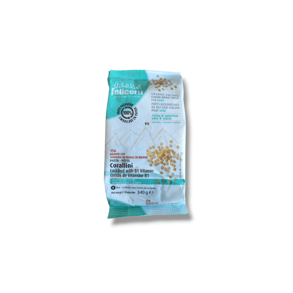 Bebe Felicetti Organic Durum Wheat Pasta Corallini (340g)