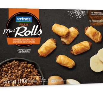 Krinos Mini Rolls Sautéed ground beef (454g)