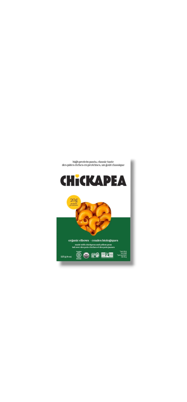 Chickapea Organic Elbows With Chickpeas & yellow Peas (227g)