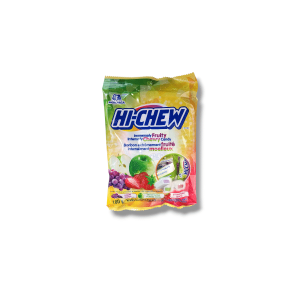 Hi-Chew Fruity Chewy Candy Grape,Green Apple, & Strawberry (100g)