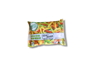 Green Organic Tri-Color Peppers (500g)