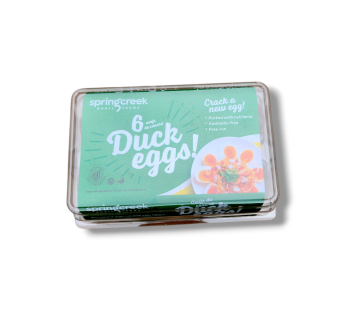 SpringCreek 6 Duck Eggs