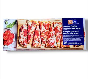 M&M Gourmet Double Pepperoni Flatbread (480g)