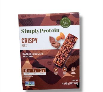 Simply Protein Crispy Bars Dark Chocolate Almond (160g)