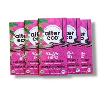Alter Eco Truffle Thins Raspberry Creme (84g)