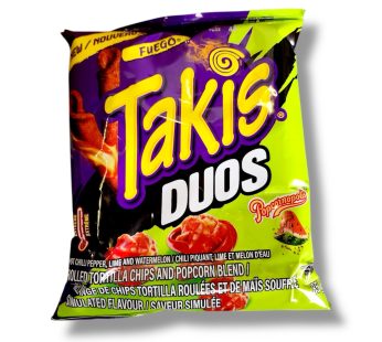 Takis Duos Rolled Tortilla Chips & Popcorn Blend (85g)