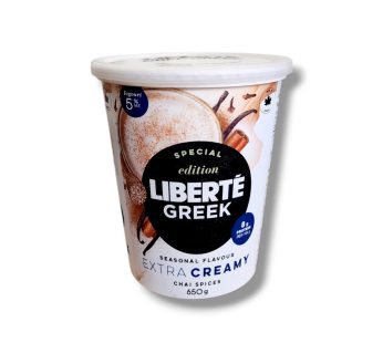 Liberte Greek Extra Creamy Chai Spices (650g)