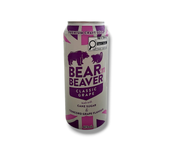 Bear’n Beaver Classic Grape Soda (473mL)