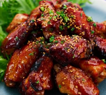 Unbreaded Teriyaki Chicken Wings (2kg)