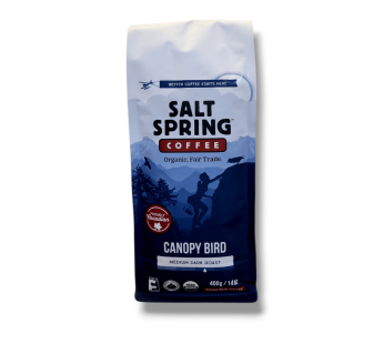 Salt Spring Coffee Canopy Bird Medium Dark Roast (400g)