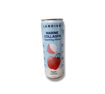 Landish Marine Collagen Sparkling Water Apple Lychee (355mL)
