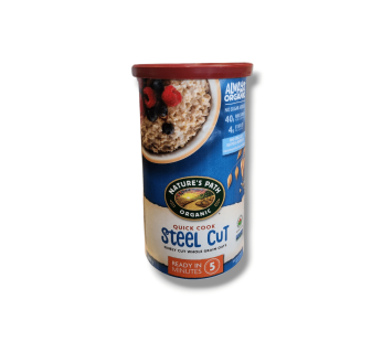 Nature’s Path Organic Quick Cook Steel Cut Oats (680g)